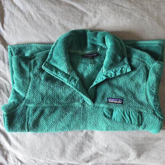 Patagonia Women's Re-tool Kelly Impact Green Snap-T Fleece Pullover, Size Medium - Picture 4 of 8